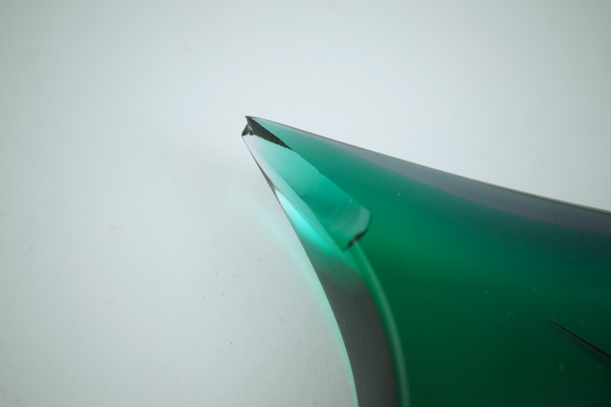 Flavio Poli (Italian, 1900-1984) for Seguso Vetri D'Arte: A Murano sommerso glass fish